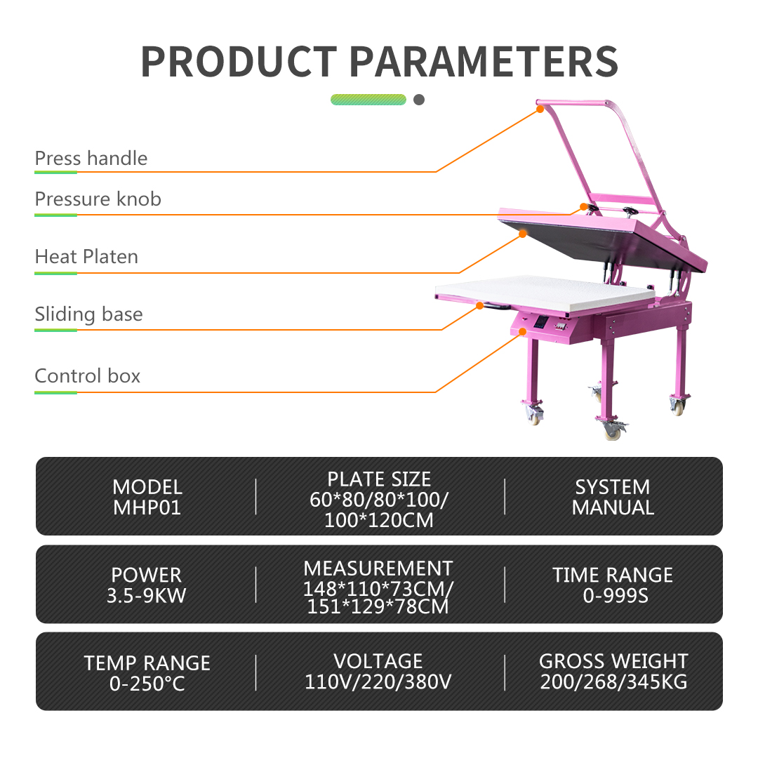 Wide Format Sublimation Printer 31″x40″ Heat Press Machine and Vinyl ...