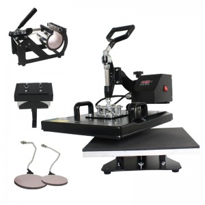 CE Approved 5 IN 1 / 6 IN 1 Combo Multi-functional Rotary Heat Press Machine