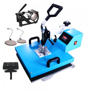 CE Approved 5 IN 1 / 6 IN 1 Combo Multi-functional Rotary Heat Press Machine