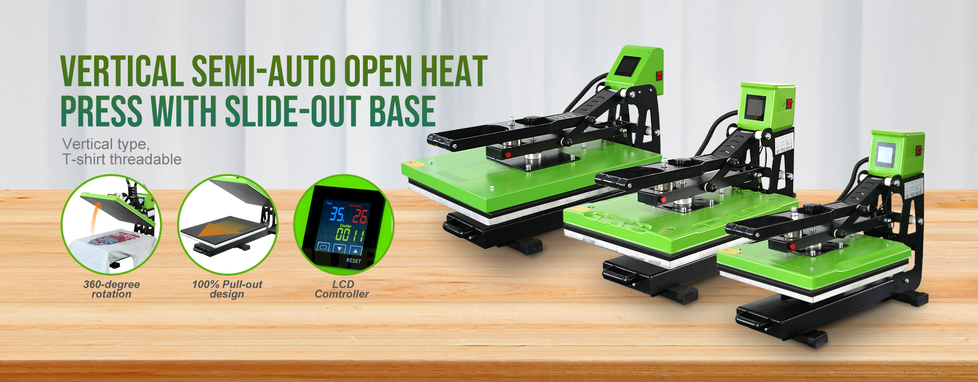 auto open heat press