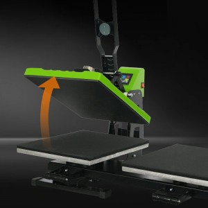 Auplex Popular 2 Station 16×20 Auto Open Tshirt Printing Heat Press Slide Multi Machine 40x50cm