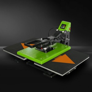 Double Working Tables Slide Auto Open Heat Press Transfer Sticker Paper Printing Machine 40x60cm Manual Heat Press 16×24