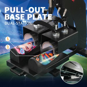 Sublimation Shin Guard Heat Press 2in1 Shin Guards Heat Transfer Printing Sublimation Mahchine for Football Game