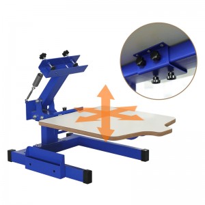 Desktop A3/A4 Screen Printer Silk Screen Printing Machine Suitable for Small Batch Flat Surface Pattern Printing Work