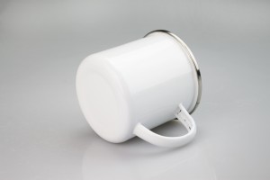 Wholesale Cheap Custom Logo Sublimation Enamel Metal Camping Mug