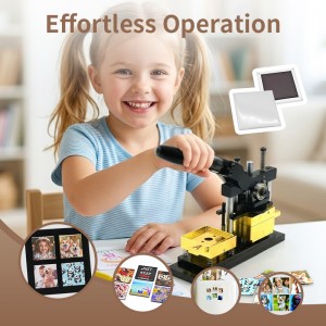 50*50mm Square Fridge Magnets Badge Making Machine Fridge Magnet Photo Maker With Cutter And 100 Magnets
