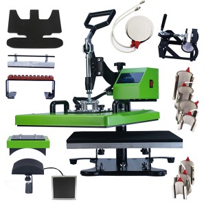 38*38cm 8in1 15 in 1 Comb Heat Press Machine with Pen Printing