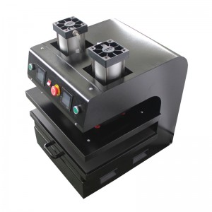 Large Size Pneumatic Auto Dual Heated Rosin Heat Press Machine with Slide-out Bottom FZLC B5-2