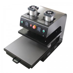 Large Size Pneumatic Auto Dual Heated Rosin Heat Press Machine with Slide-out Bottom FZLC B5-2