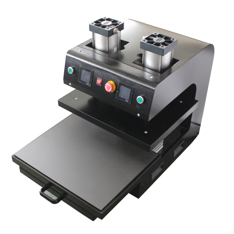 High Pressure Industrial Pneumatic Heat Press Machine Dual Heated Rosin Press Double Side Heating