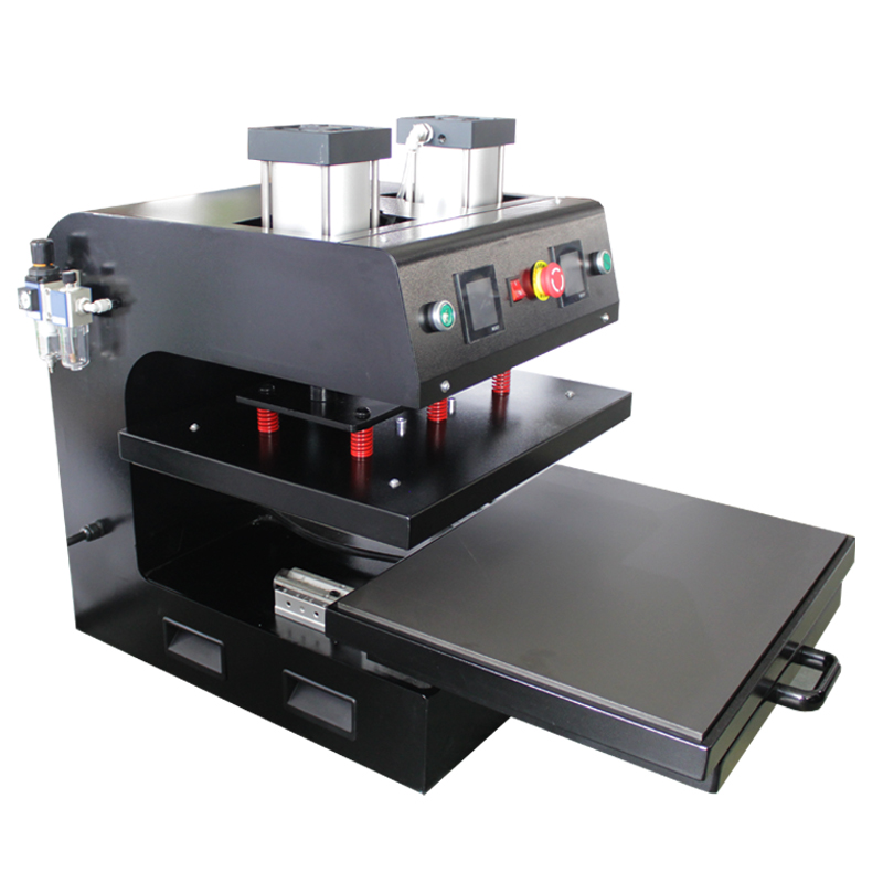 Laboratory Dedicated Photovoltaic panels Pressing, Dual-Heating Pneumatic Hot Press, High Pressure Dual Heated Rosin Heat Press Machine